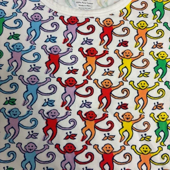 Roller Rabbit Kids Disco Monkey Playa Play Set Rainbow - Picture 9 of 14